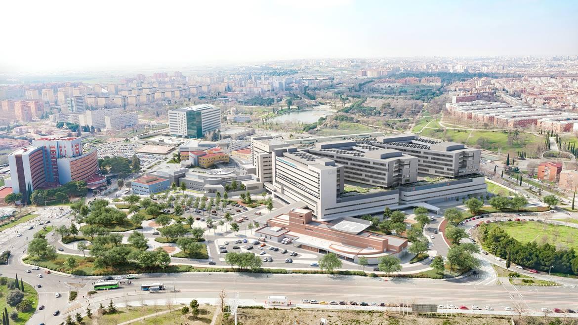 Imagen Aérea del Nuevo Hospital 12 de Octubre 
