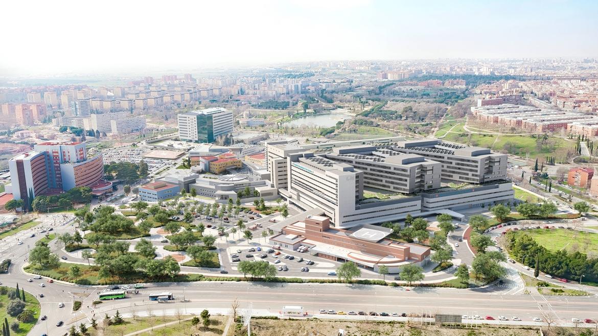 Vista aérea Hospital Universitario 12 de Octubre