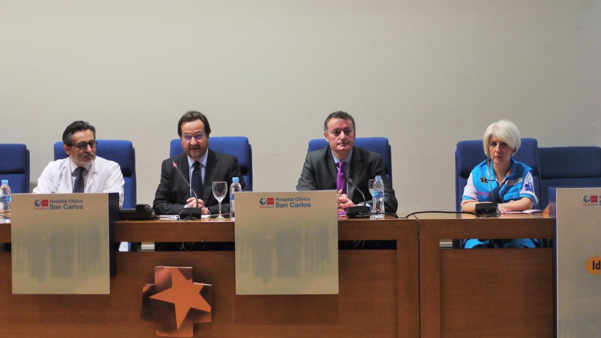 Mesa de apertura de la jornada de Urgencias Extrahospitalarias