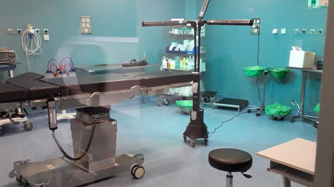 Desinfección con luz ultravioleta en el Hospital Universitario Infanta Leonor
