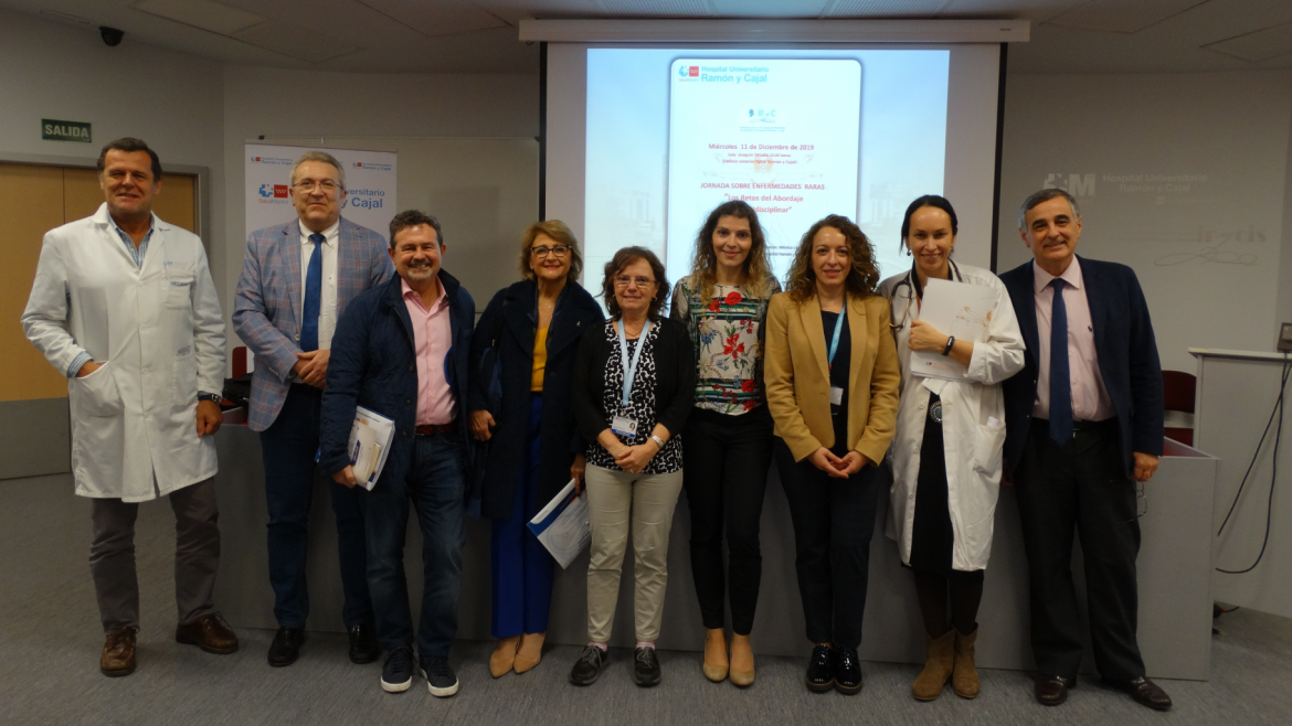 Imagen de ponentes de la jornada en el Hospital Universitario Ramón y Cajal