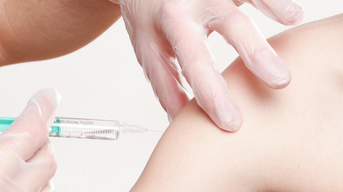 Sanidad organiza una Masterclass para reforzar la importancia de la vacunación como mejor medida preventiva frente a enfermedades Un brazo recibiendo una inyección