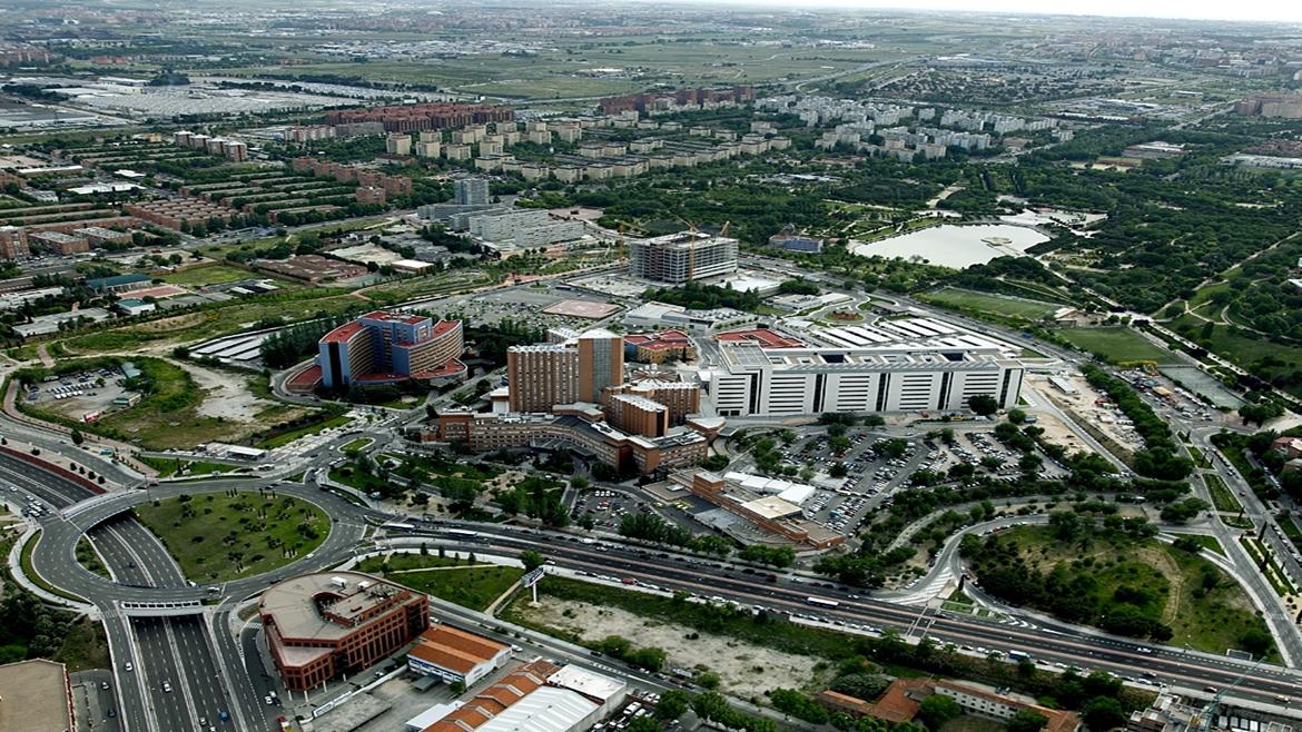 vista aérea del Hospital 12 de Octubre