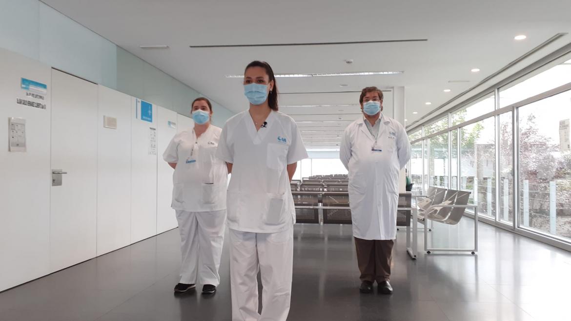 Profesionales del Centro de Salud Sanchinarro