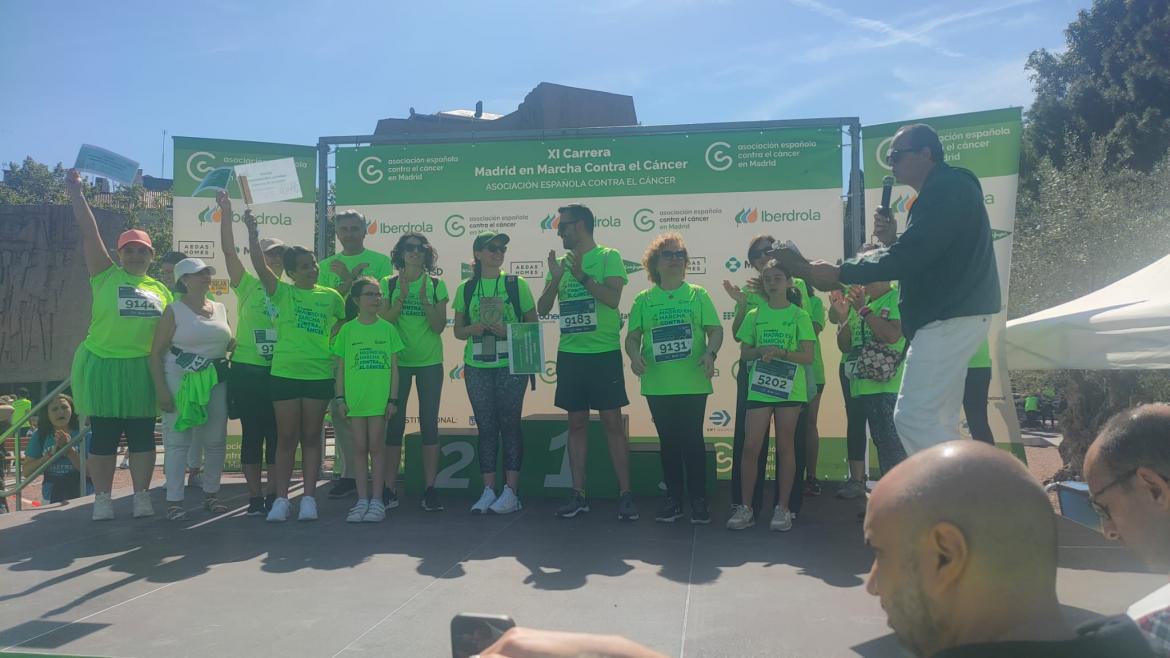 Los participantes disputaron la carrera contra el Cáncer por las calles de Madrid