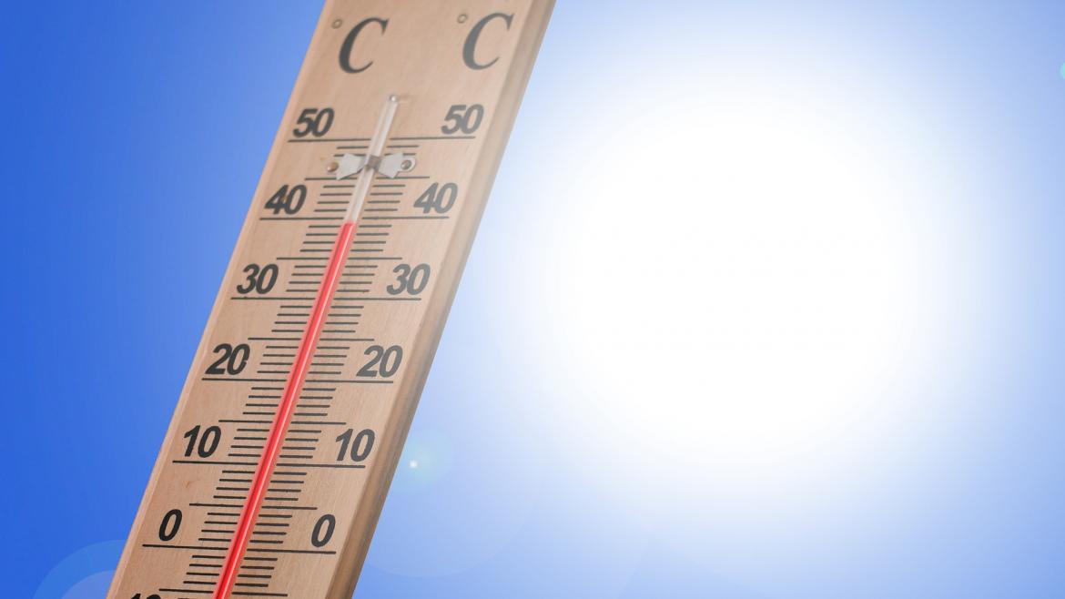 RECOMENDACIONES OLAS DE CALOR Temperatura en un termómetro