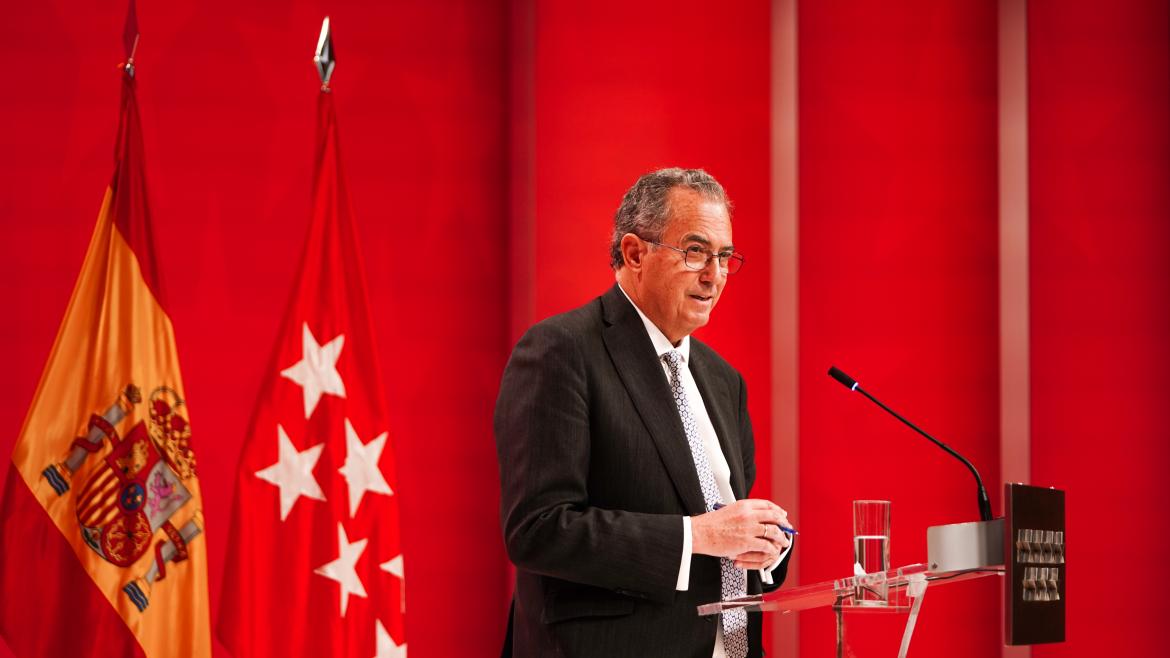 El Consejo de Gobierno aprueba el proyecto básico y ejecución del intercambiador de Valdebebas El portavoz del Gobierno, Enrique Ossorio, comparece en rueda de prensa
