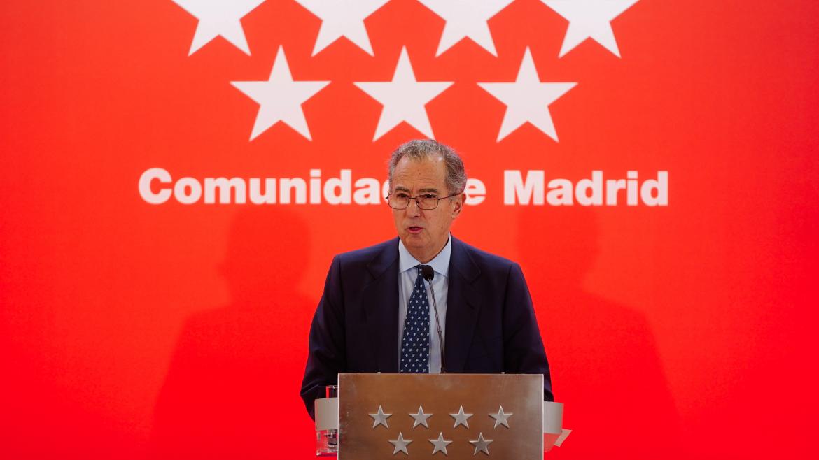 El vicepresidente durante la rueda de prensa