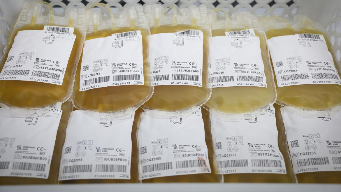 Maratón de donación de plasma