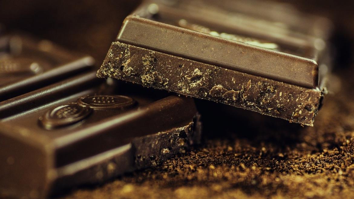 Onzas de chocolate negro