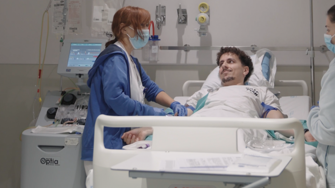 donación médula ósea Un paciente recibe una donación de médula ósea