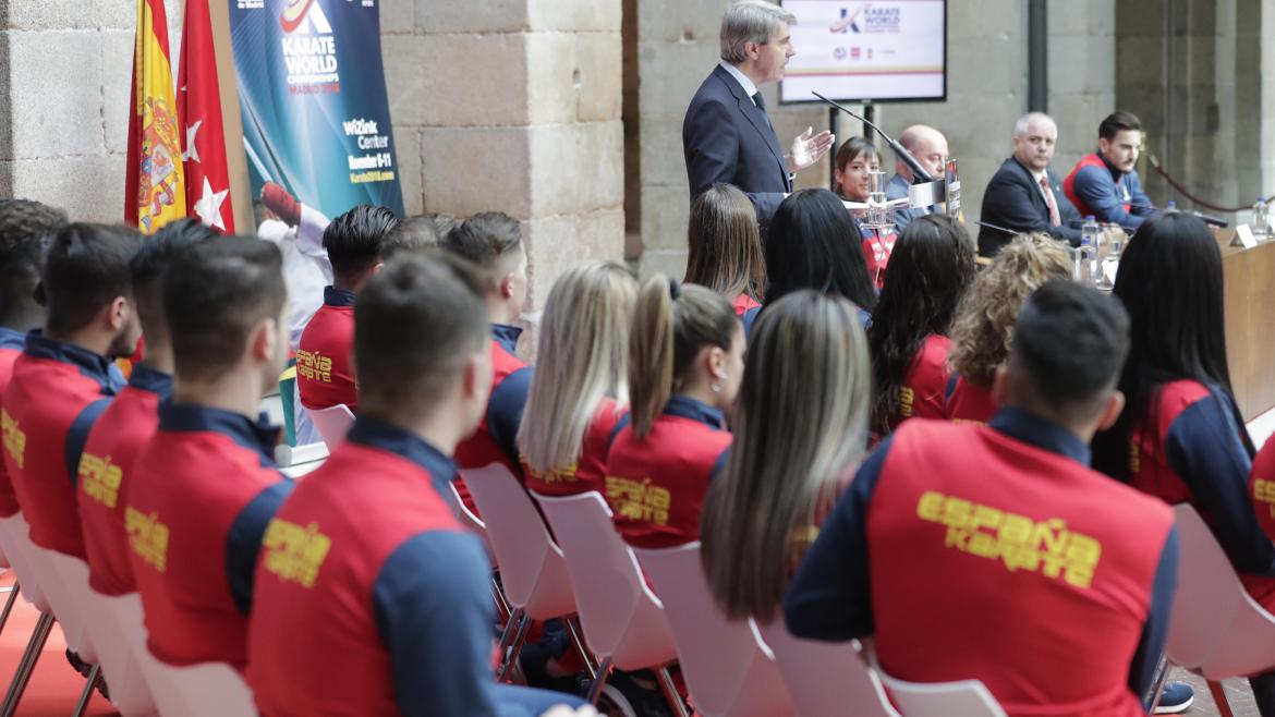 Mundial Karate 02 Ángel Garrido, presenta el Mundial de Kárate, un nuevo evento deportivo internacional que elige Madrid como sede