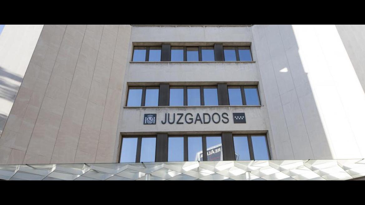 Fachada de los juzgados de Plaza de Castilla en Madrid