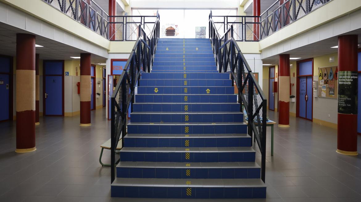 instituto escalera de un instituto