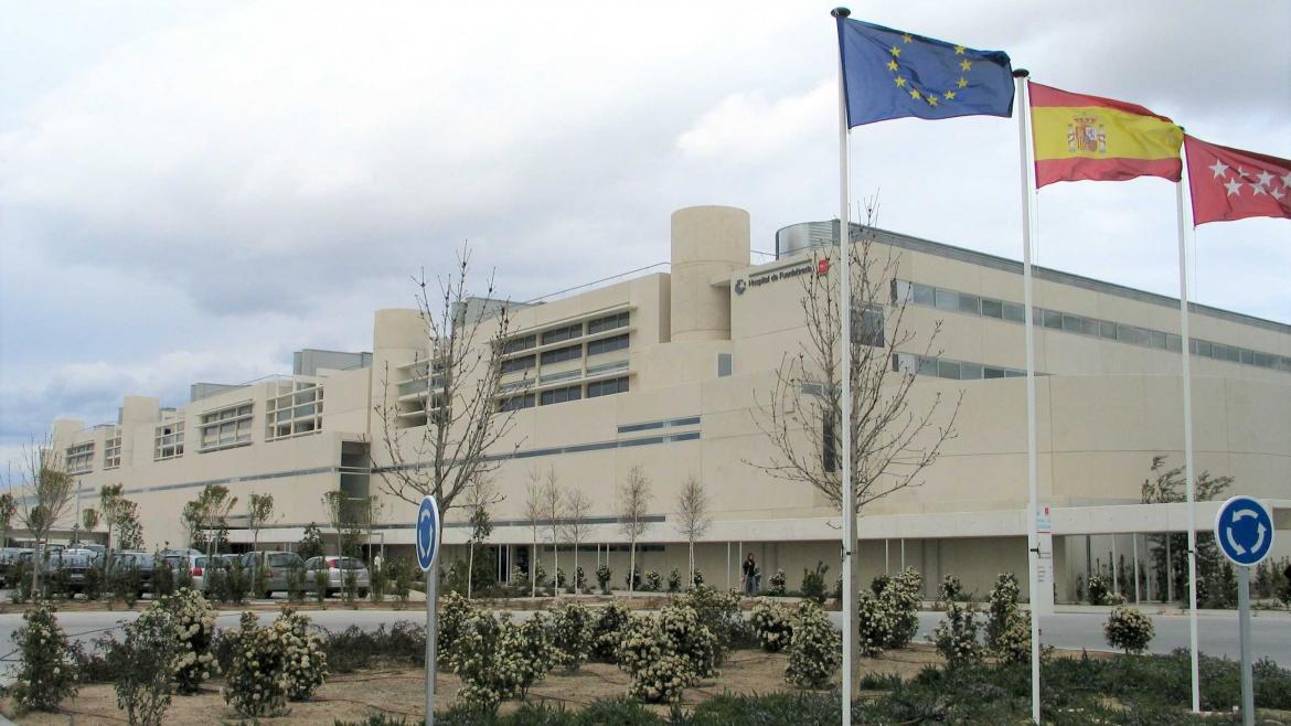 Fachada de un hospital