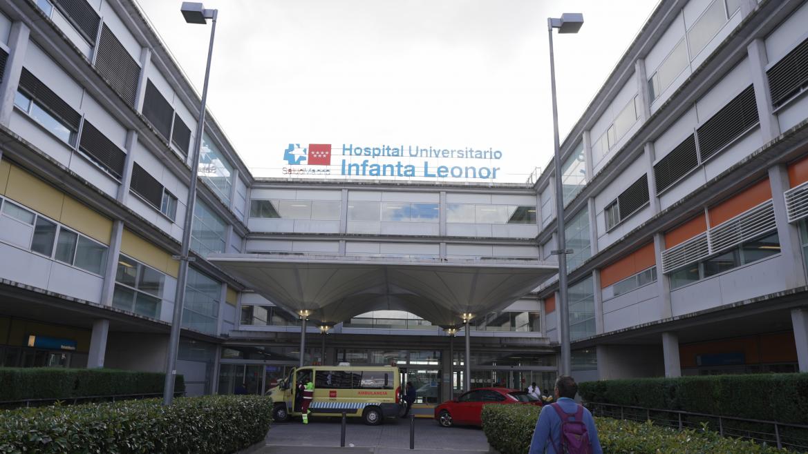 Fachada del Hospital público Infanta Leonor