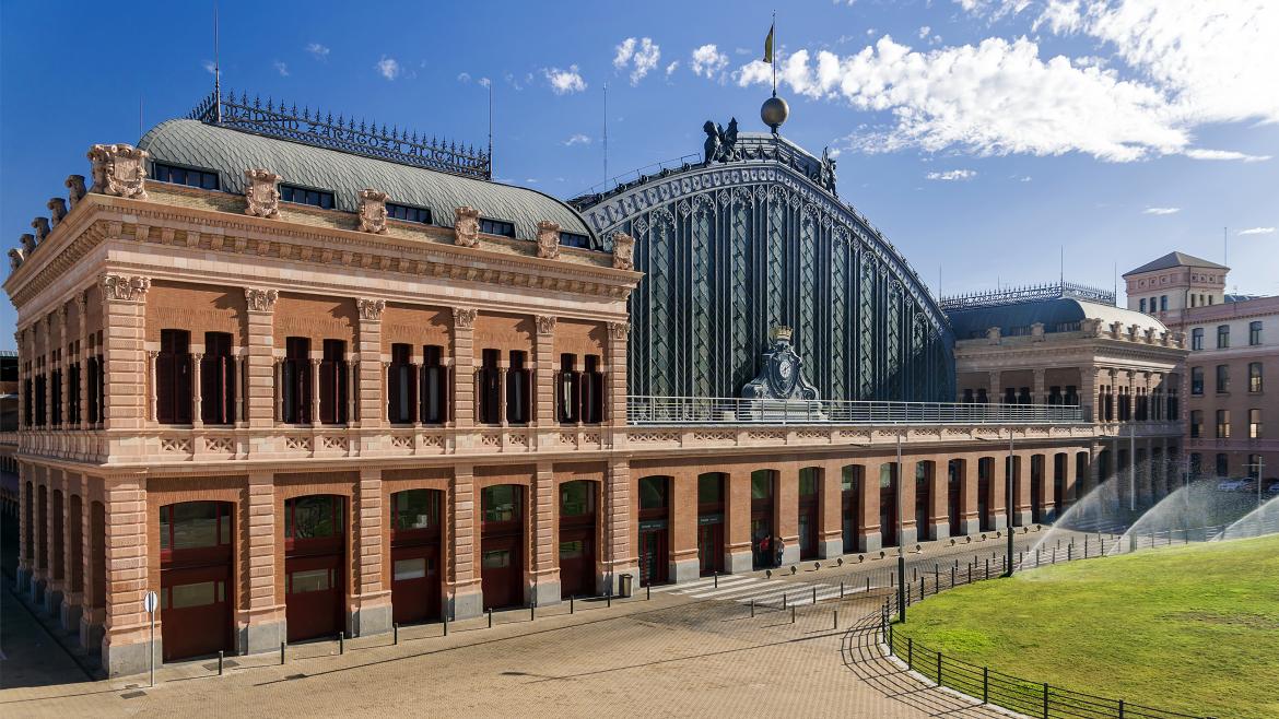 Atocha La estación de Atocha vista desde fuera