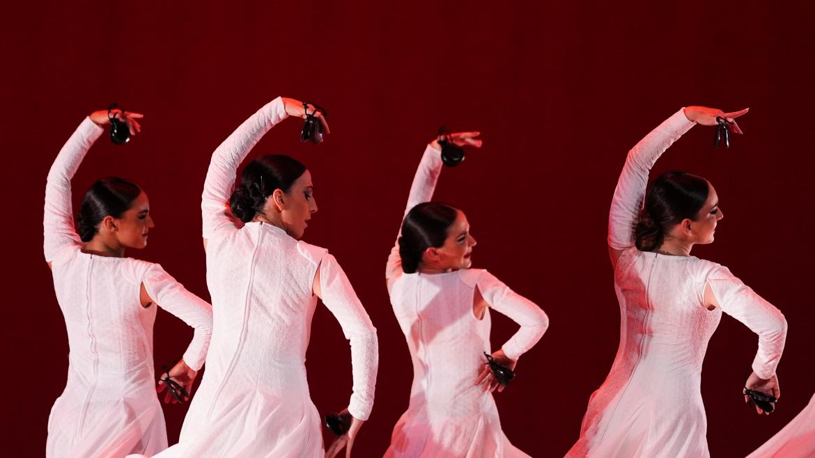 Bailarinas del Ballet Español de la Comunidad de Madrid