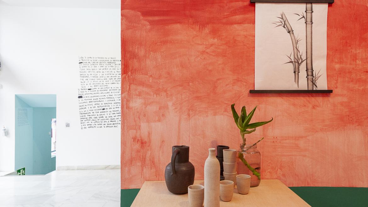 Parte de la exposición Licra en la Sala de Arte Joven