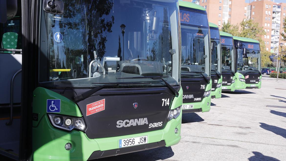 Autobuses interurbanos de la Comunidad de Madrid