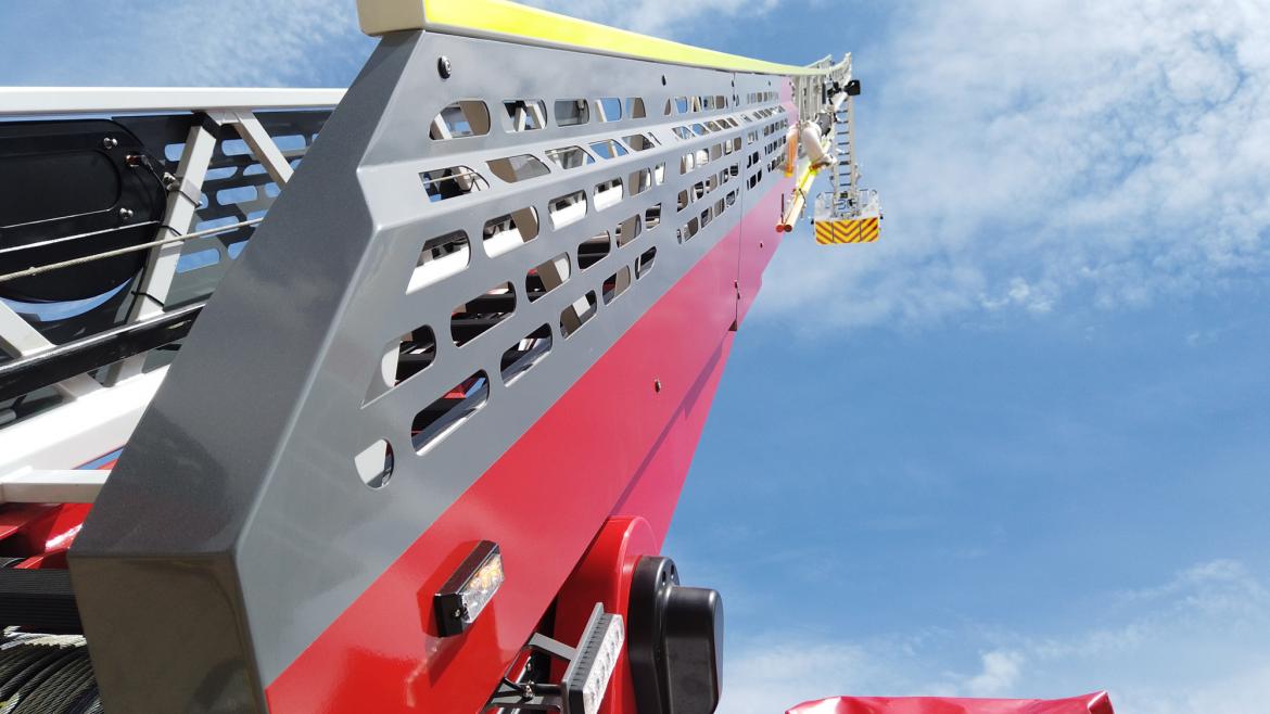 Autoescalera vehículo bomberos