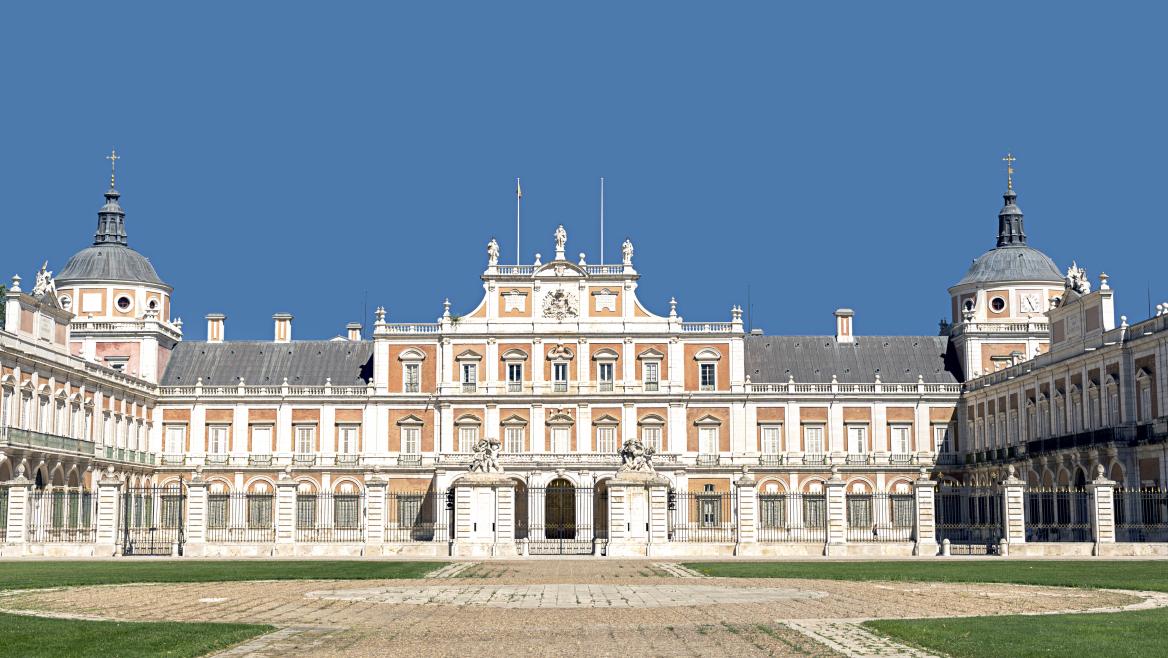 fachada principal del Palacio de Aranjuez 
