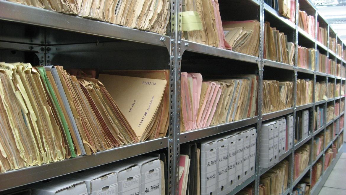 archivo Estanterías con archivos