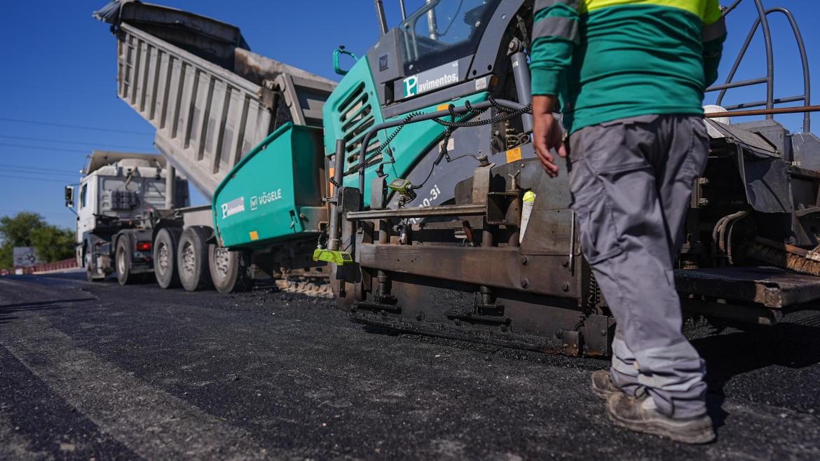 obras de asfaltado en carreteras