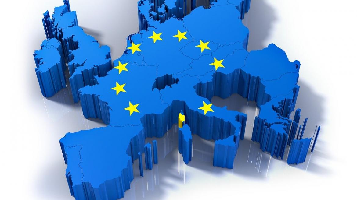Mapa de la Unión europea