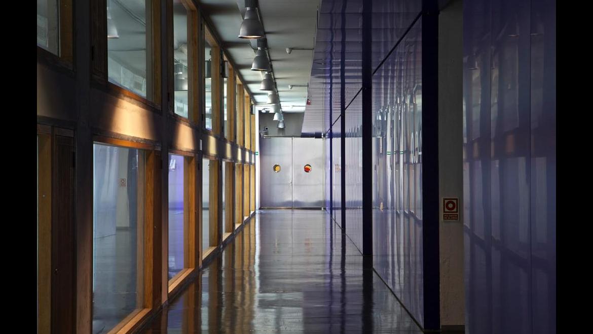 Pasillo del Portal de Archivos de la Comunidad de Madrid 