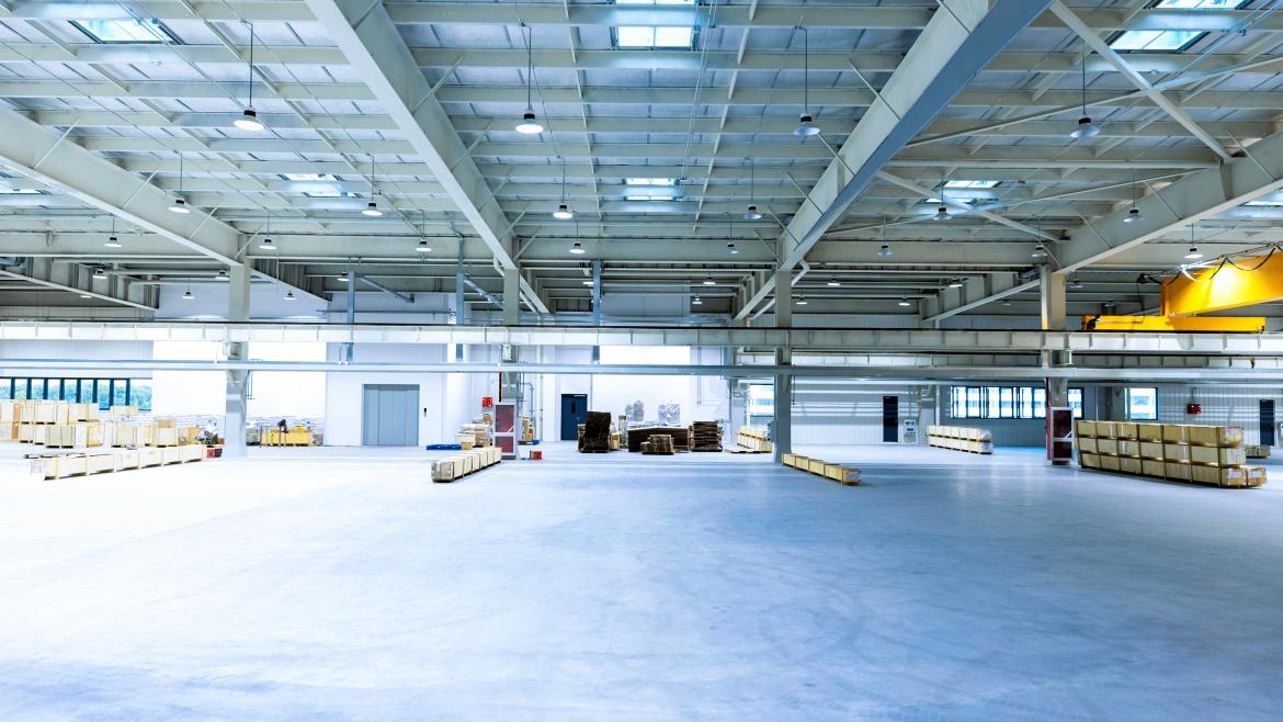 suelo industrial Planta de un gran almacén