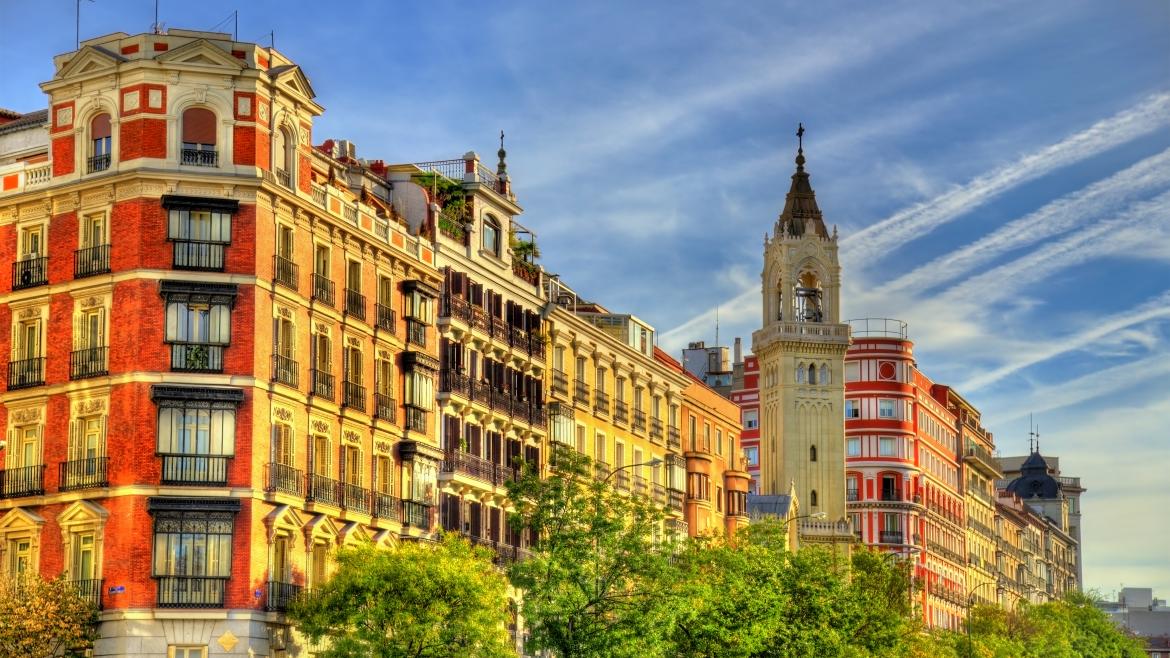 Una calle típica de Madrid