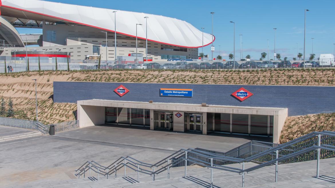 Estación de Metro Estadio Metropolitano
