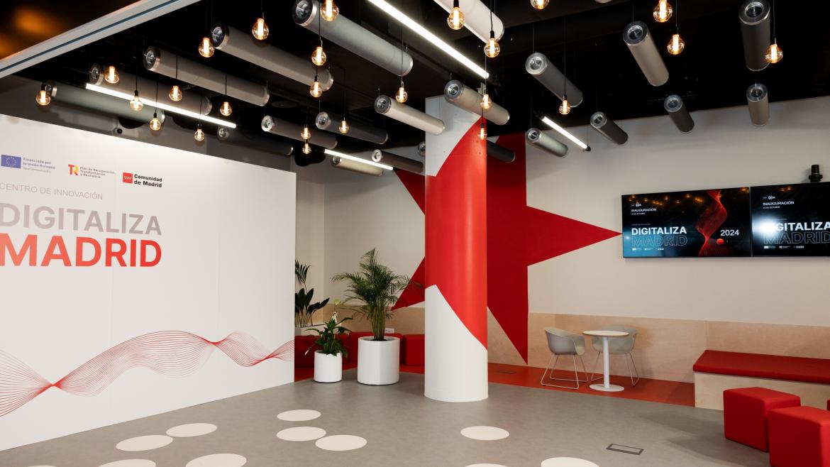 Sala del Centro de Innovación Digitaliza Madrid