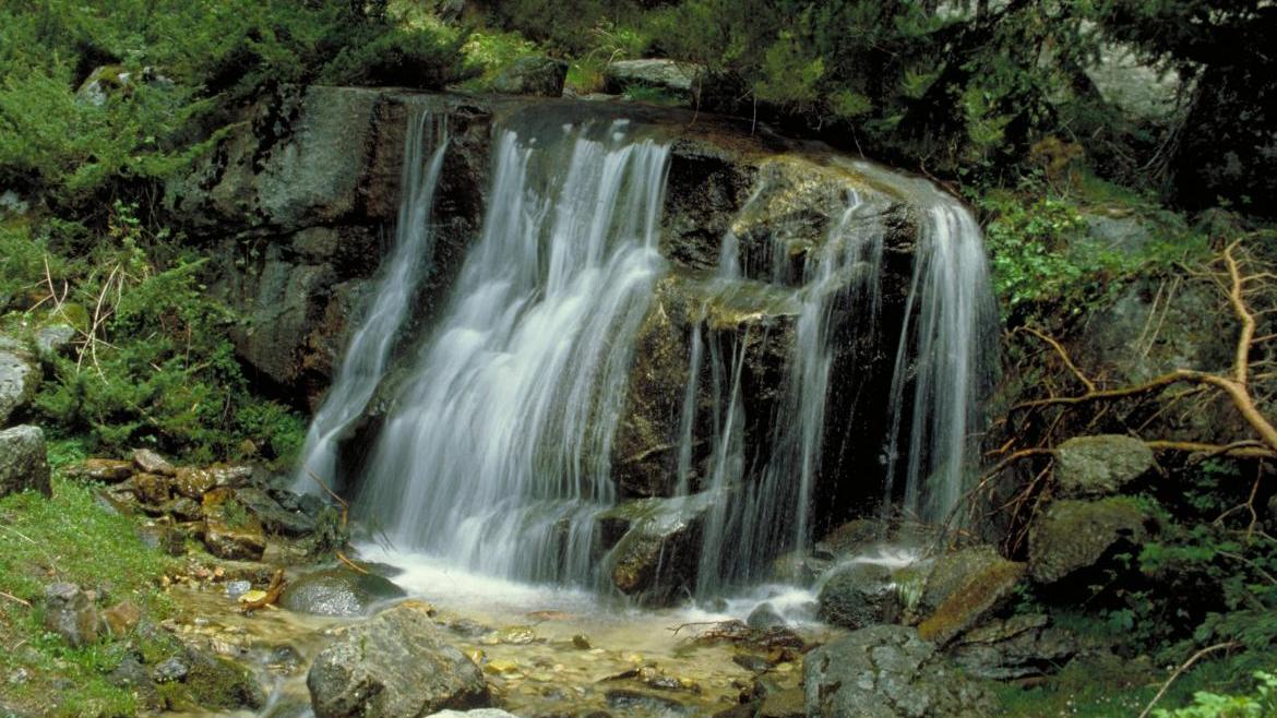 Cascada en el Parque Nacional de la Sierra de Guadarrama