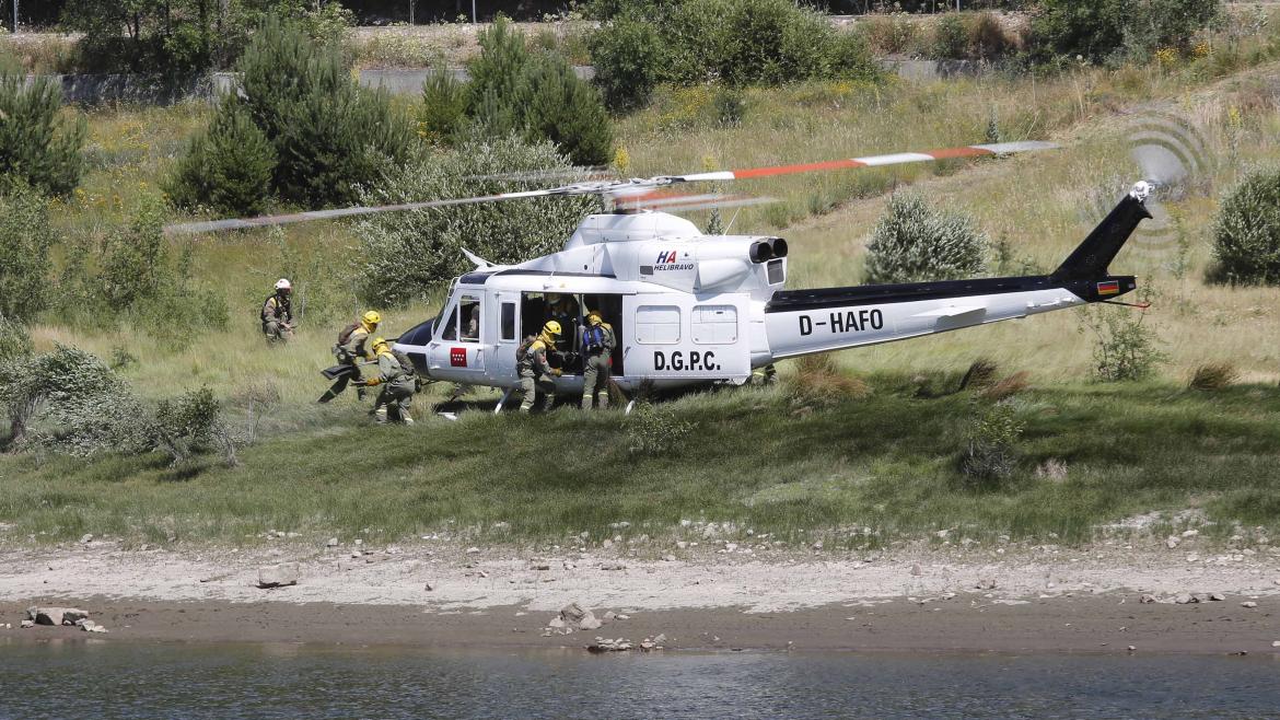 Helicóptero de los Bomberos de la Comunidad de Madrid