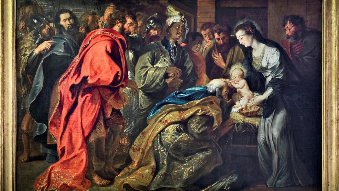 Cuadro de la Adoración de los Reyes Magos de Anton van Dyck