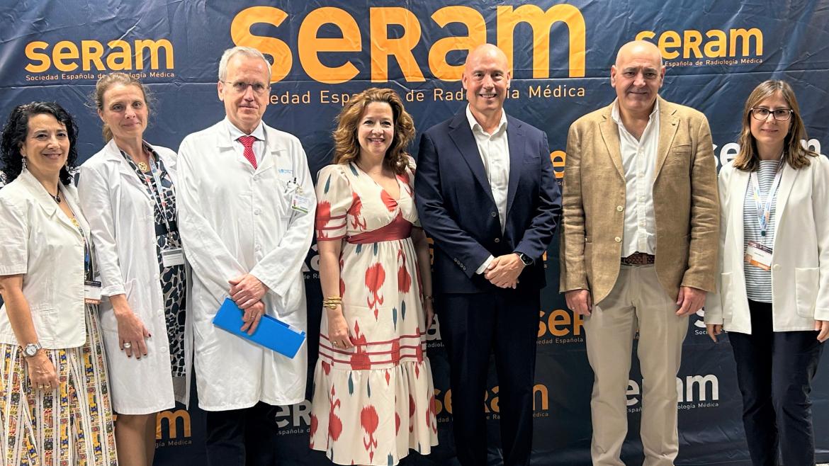 Matute inaugura las Jornadas SERAM-ARSS Imagen de la Mujer La consejera Fátima Matute durante las Jornadas SERAM-ARSS Imagen de la Mujer