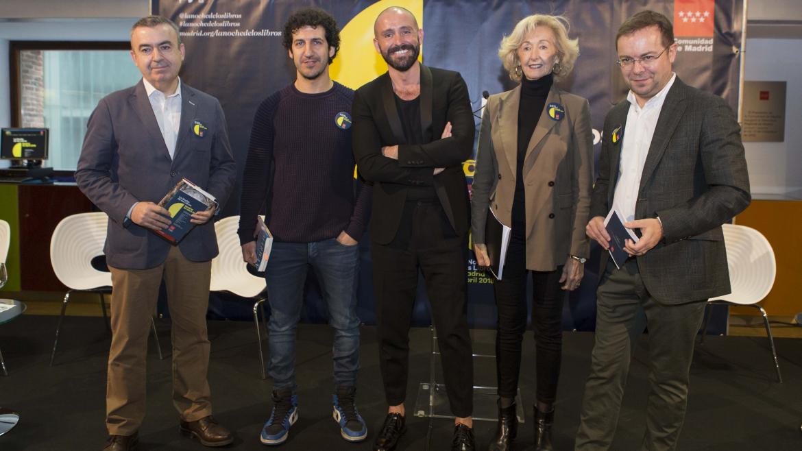 Jaime de los Santos en la Noche de los Libros