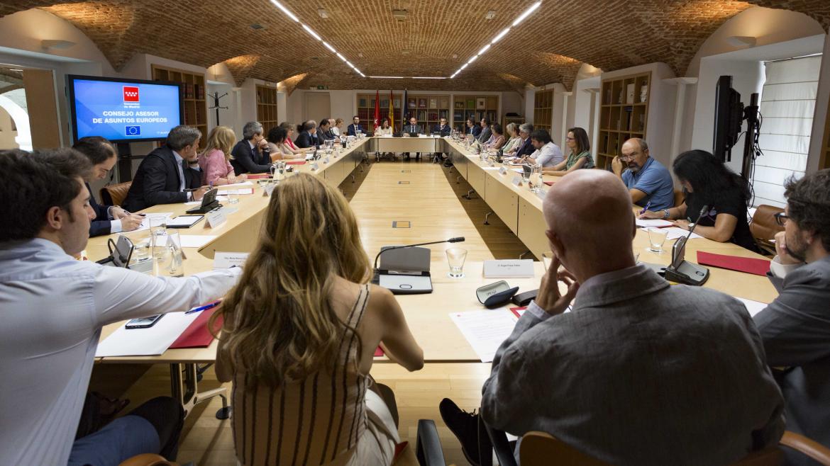 La Comunidad de Madrid ha dado un nuevo impulso a la actividad del Consejo Asesor de Asuntos Europeos como órgano de participación, consulta y asesor