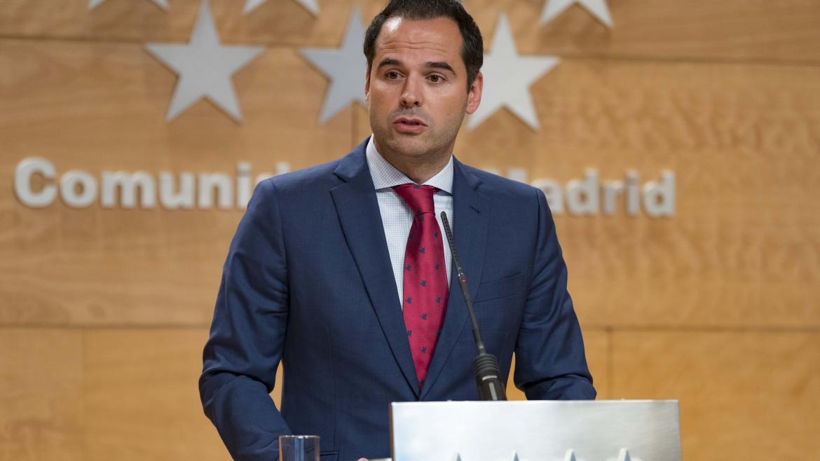 Consejo de Gobierno del 22 de octubre de 2019 Ignacio Aguado durante la rueda de prensa