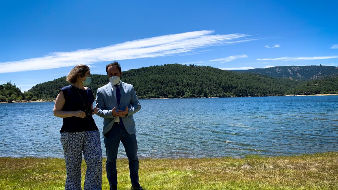 Rivera de la Cruz visita la Sierra de Guadarrama en un impulso del turismo de naturaleza en la Comunidad de Madrid Rivera de la Cruz impulsa turismo de naturaleza