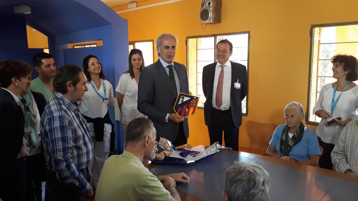 Ruiz Escudero durante la visita