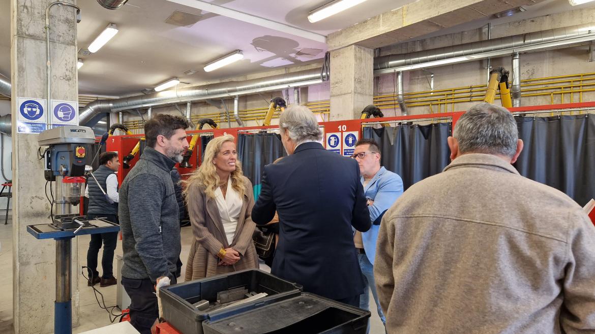 Albert visita la Fundación Laboral de la Construcción La consejera Rocío Albert durante su visita a la Fundación Laboral de la Construcción