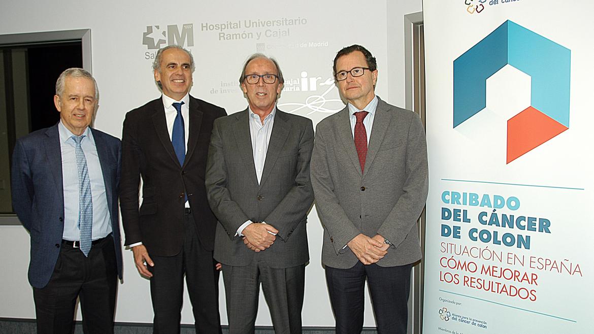 Enrique Ruiz Escudero en la clausura de la jornada de la Alianza para la Prevención del Cáncer de Colon Enrique Ruiz Escudero en la clausura de la jornada de la Alianza para la Prevención del Cáncer de Colon