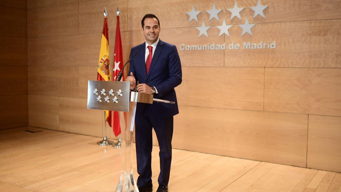 Ignacio Aguado Ignacio Aguado durante la rueda de prensa posterior al Consejo de Gobierno