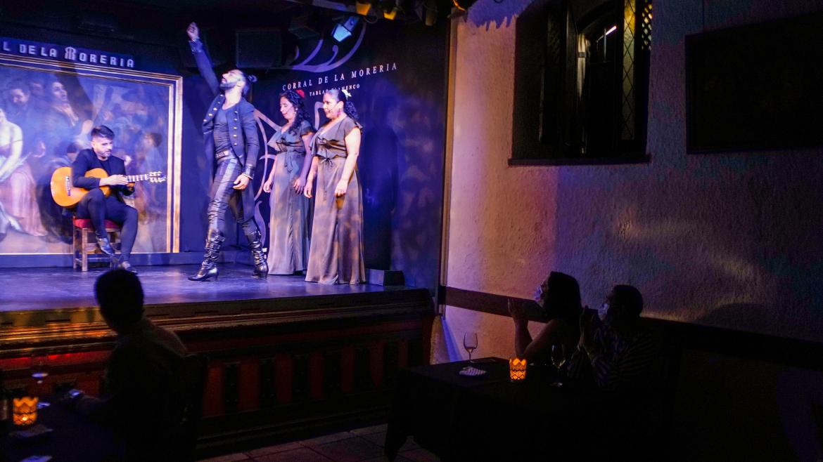 Díaz Ayuso asiste a la reapertura del Corral de la Morería, el tablao flamenco más antiguo de España, en su 65º aniversario