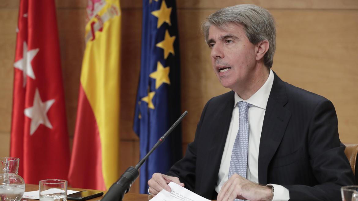 Ángel Garrido durante la rueda de prensa Ángel Garrido durante la rueda de prensa