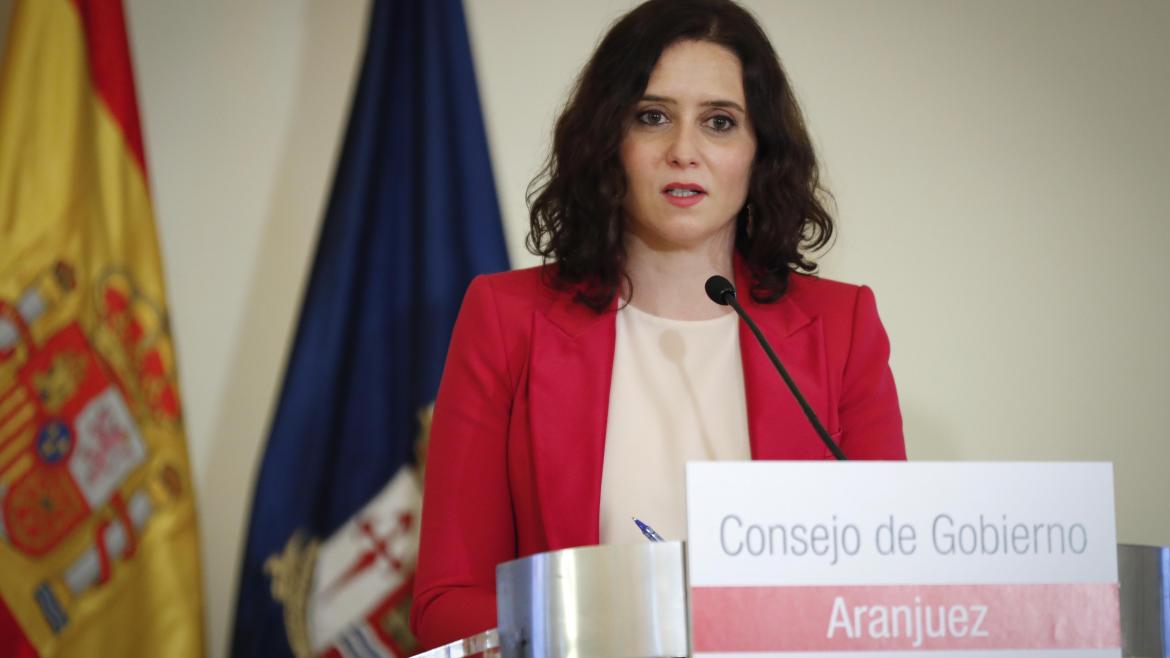 Isabel Díaz Ayuso en la rueda de prensa del consejo de gobierno Díaz Ayuso en la rueda de prensa del consejo de gobierno