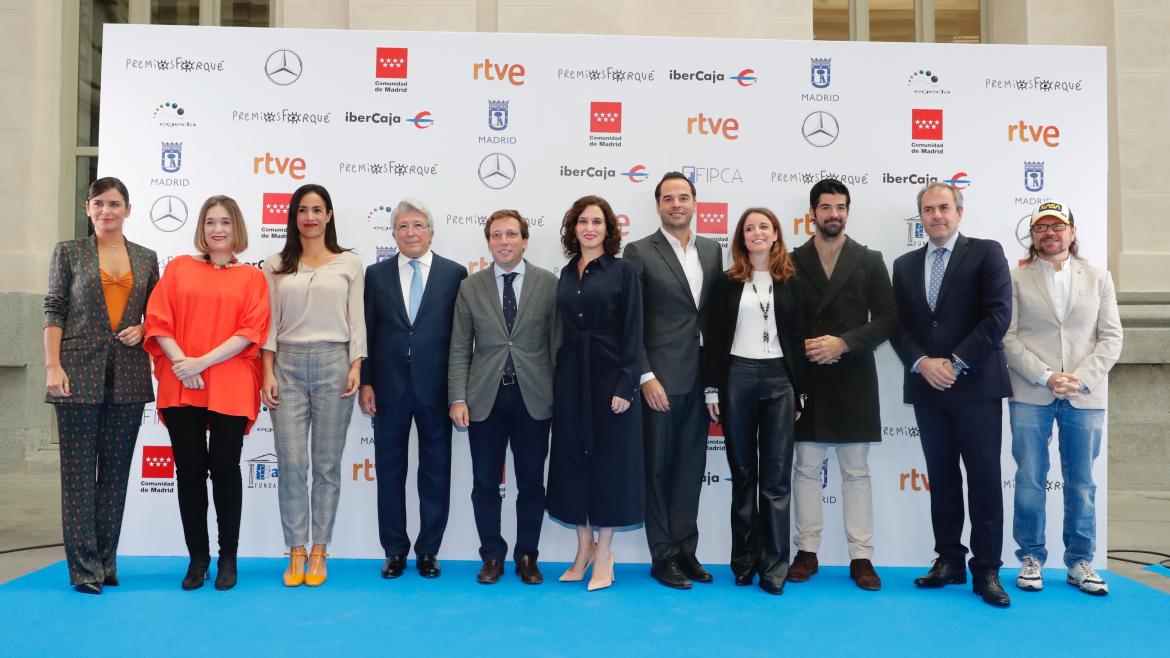 Díaz Ayuso: “La Comunidad es la más pujante del sector audiovisual porque es la más libre y la libertad potencia la creatividad” Isabel Díaz Ayuso en la ceremonia de presentación de los XXV Premios José María Forqué